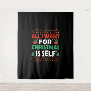 Alles, was ich zu Weihnachten Wollte, ist Selbst Wandteppich
