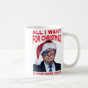 Alles, was ich zu Weihnachten Wollte, ist vier wei Kaffeetasse