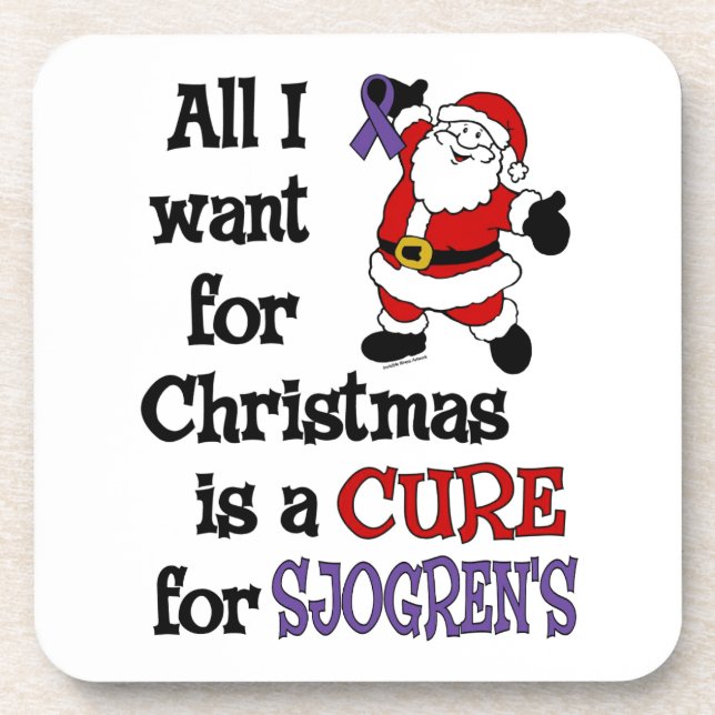 Alles, was ich zu Weihnachten Wollte... Sjogrens Untersetzer (Vorderseite)