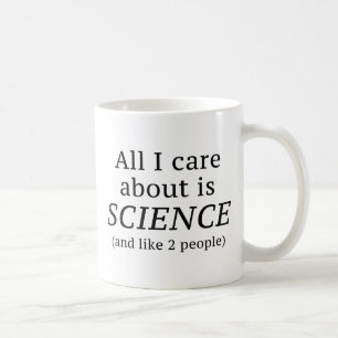 Alles, was mich interessiert, ist WISSENSCHAFT Kaffeetasse