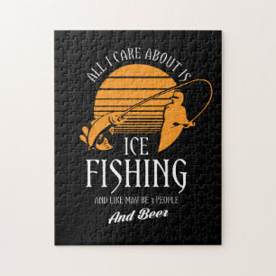 Alles, was mir wichtig ist, ist Eisfischen und wie