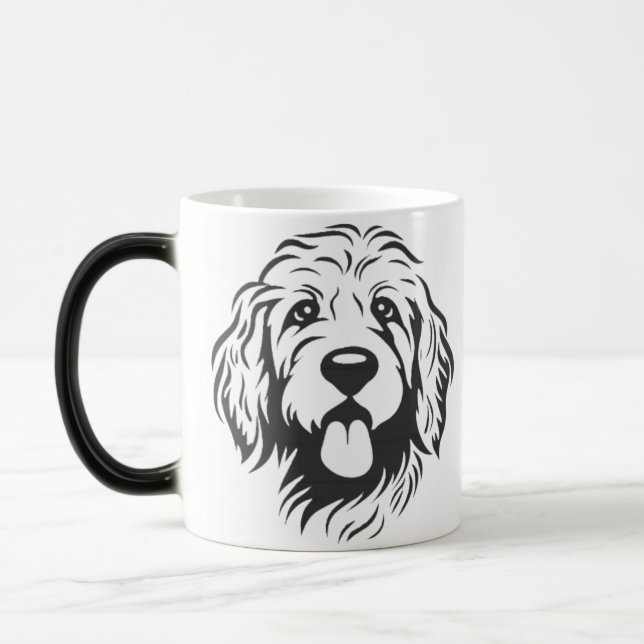 Alles, was mir wichtig ist, ist...Golden Doodle Verwandlungstasse (Links)