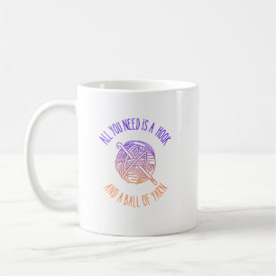 Alles, was Sie brauchen, ist ein Haken und ein Bal Kaffeetasse