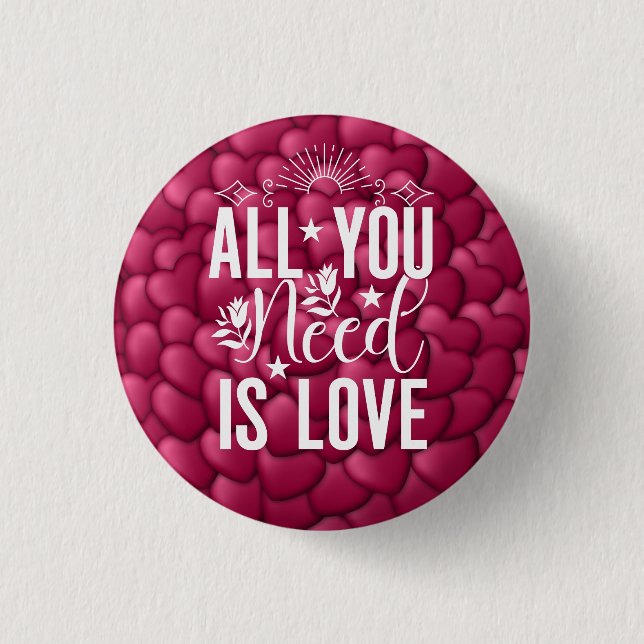 Alles was Sie brauchen ist Liebe-20230 Button (Vorderseite)