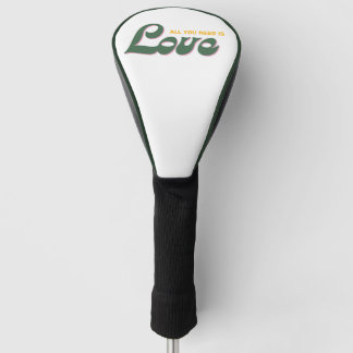 Alles was Sie brauchen ist LIEBE Golf Head Cover Headcover