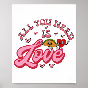 Alles was Sie brauchen ist Liebe T - Shirt Poster