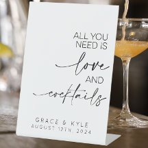 Alles was Sie brauchen ist Liebe und Cocktails Hoc