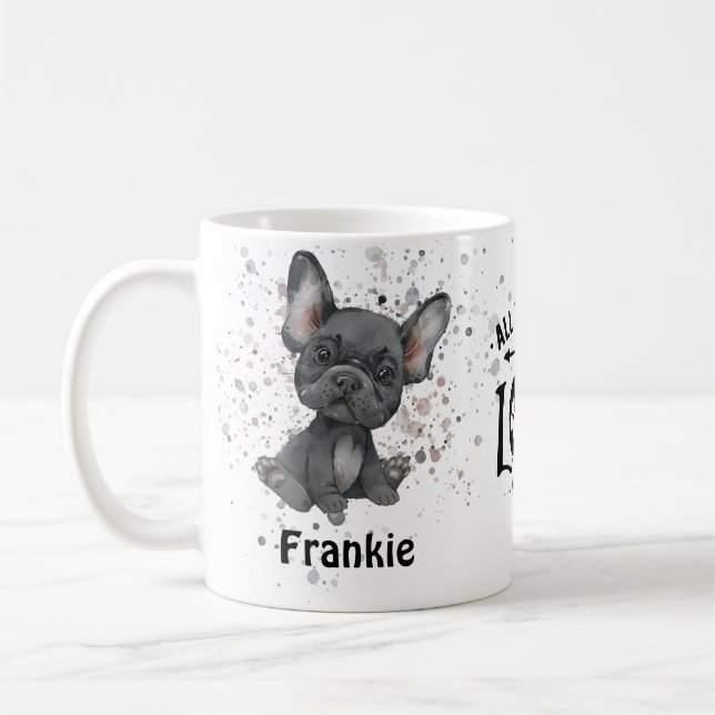 Alles was Sie brauchen ist Liebe und ein Hund (Fra Kaffeetasse (Links)