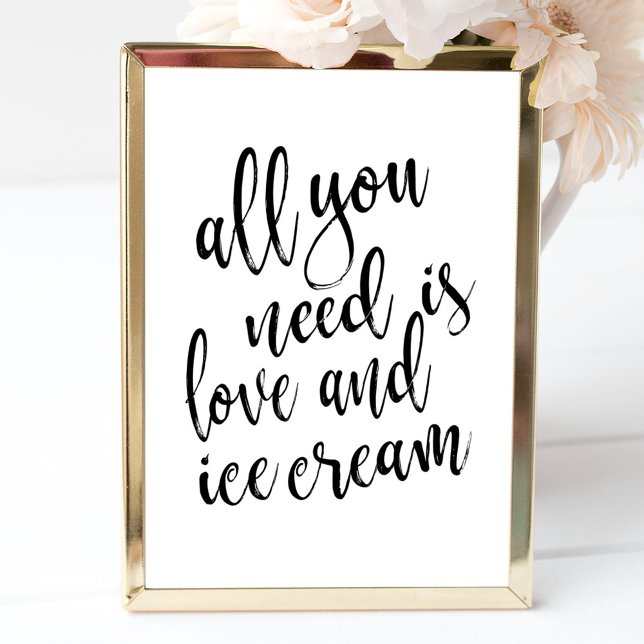 Alles, was Sie brauchen, ist Liebe und Eis günstig Einladung (Von Creator hochgeladen)