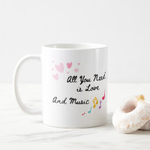 Alles, was Sie brauchen, ist Liebe und Musik auf e