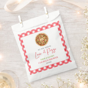 Alles, was Sie brauchen, ist Liebe und Pizza Paare Geschenktütchen