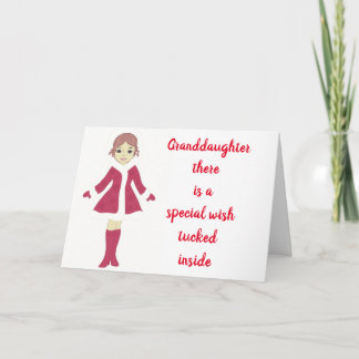 ALLES, WAS SIE GLÜCKLICH MACHT **GRANDDAUGHTER** KARTE