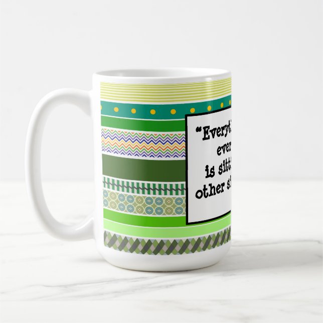 Alles, was Sie je gewollt haben, Grün fördern Kaffeetasse (Links)