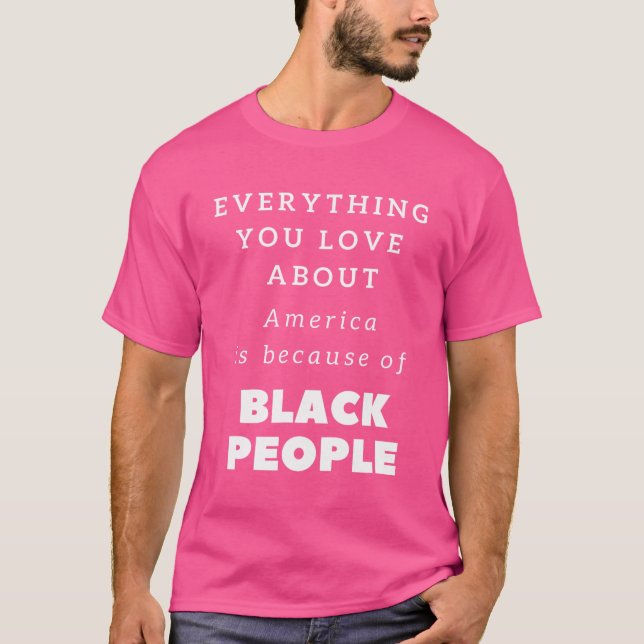 Alles, was Sie über Amerika Liebe haben, ist wegen T-Shirt (Vorderseite)