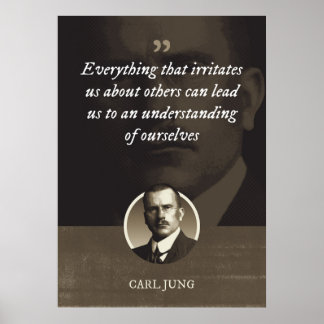 Alles, was uns über andere ärgert, kann führen poster