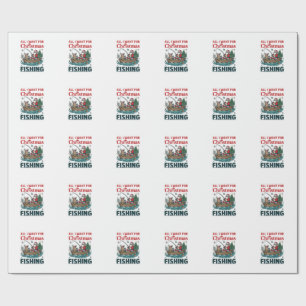 Alles was Weihnachten will ist Angel Santa Rentier Geschenkpapier