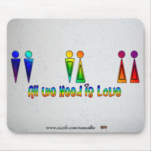 Alles, was wir brauchen, ist Liebe Mousepad