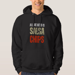 "Alles, was wir brauchen, sind Salsa und Chips mit Hoodie