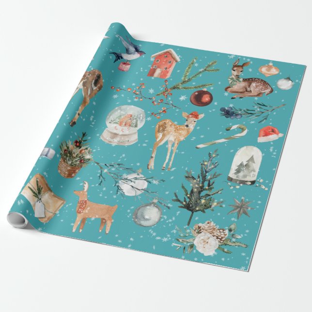 Alles Weihnachtspapier Geschenkpapier (Ungerollt)