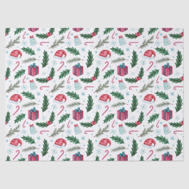 alles Weihnachtspapier Seidenpapier (Vorderseite)