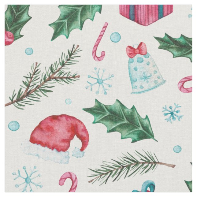 alles Weihnachtsstoffe Stoff (Nahaufnahme)