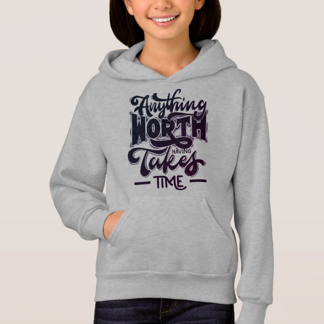 Alles wert hoodie (Vorderseite)