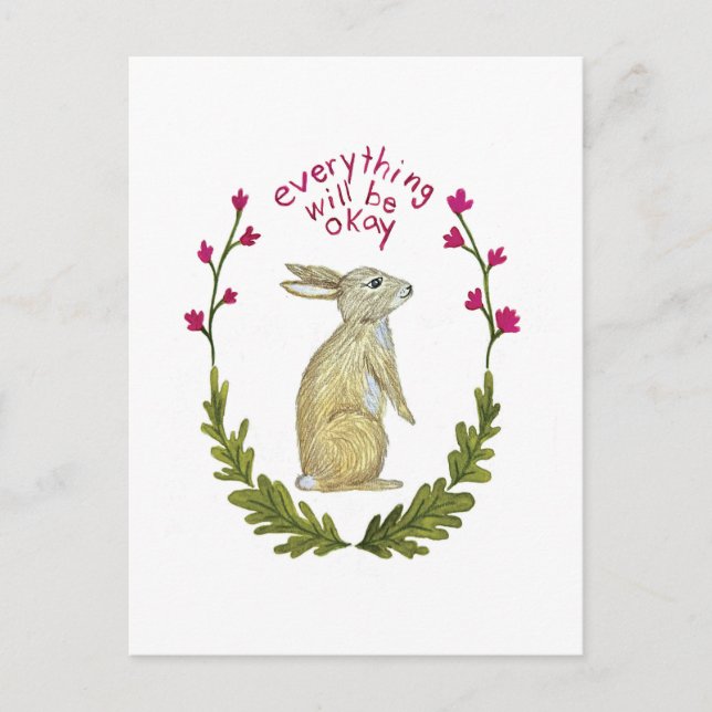 Alles wird gut Postkarte (Vorderseite)