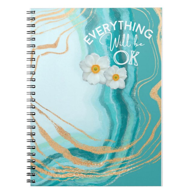 alles wird in Ordnung sein Notizblock (Vorderseite)