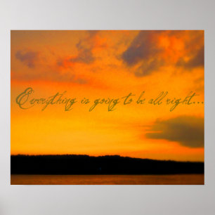 "Alles wird in Ordnung sein" Poster