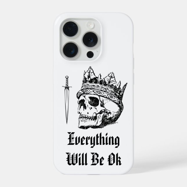 Alles wird OK iPhone 15 Pro Hülle (Rückseite)