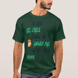 Alles worum sich dieses Mädchen kümmert sind Meers T-Shirt