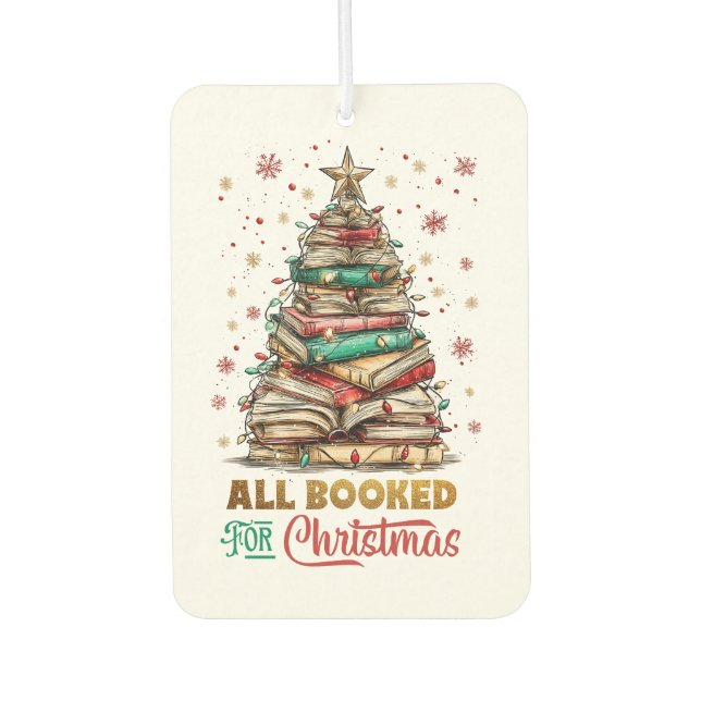 Alles zu Weihnachten gebucht Autolufterfrischer (Vorderseite)