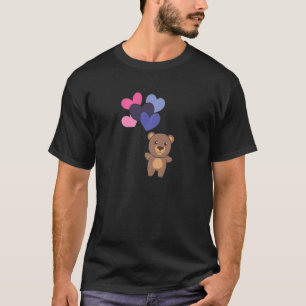 Allesexual Flag Ballon Herz Pride Lgbtq Bär T-Shirt