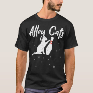 Alley Cat Funny Bowler Bowling 1 T-Shirt