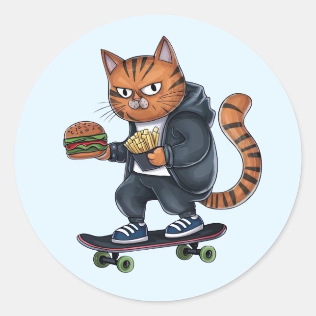 Alley Cat Sticker Set (Vorderseite)