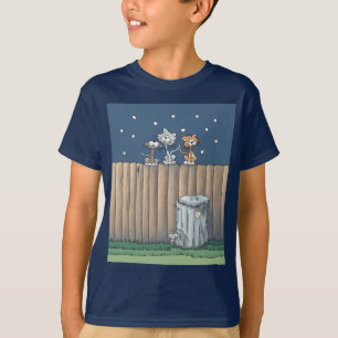 Alley Cats auf einem T - Shirt