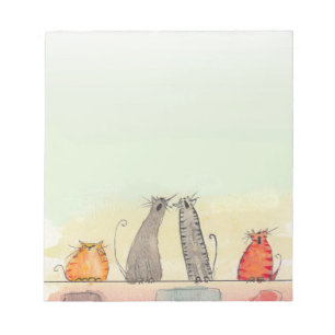 Alley Cats Notepad Notizblock
