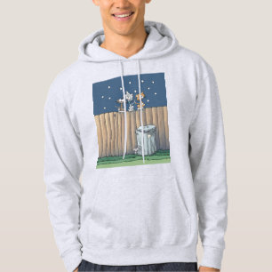 Alley Cats sur un Sweat - shirt à capuche de clôtu