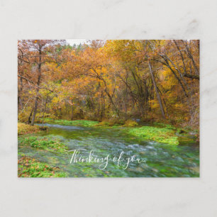Alley Frühling Herbst Wasser Denken Sie an Sie Pos Postkarte