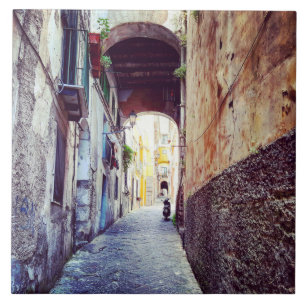Alley in Italien (klein) Fliese
