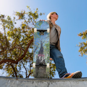 Alley Oop Herbsthimmel und Blätter Skateboard