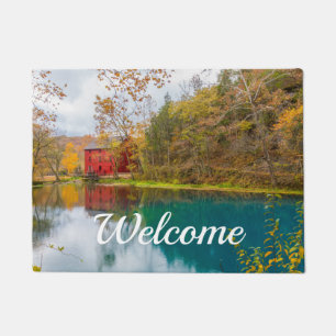Alley Roller Mill and Spring Welcome Doormat Fußmatte