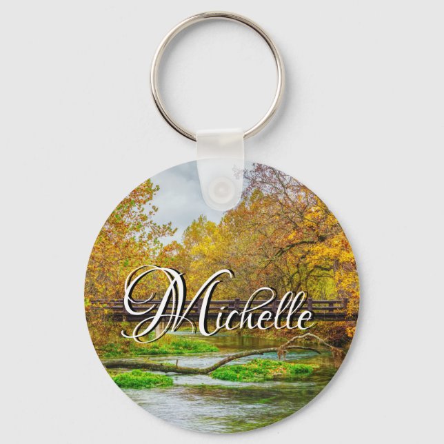 Alley Spring River Custom Schlüsselanhänger (Vorderseite)