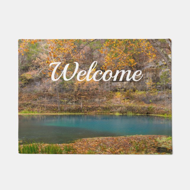 Alley Spring View Welcome Doormat Fußmatte (Vorderseite)