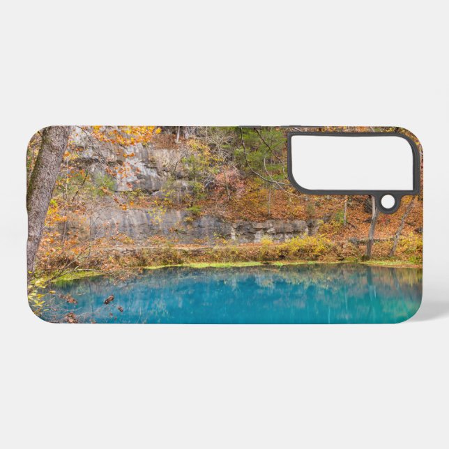 Alleys Blue Spring Samsung Galaxy Case Hülle (Rückseite (Horizontal))