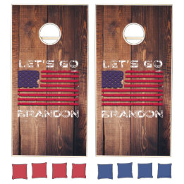 Allez Brandon Joe Biden Chant Drapeau Rustique