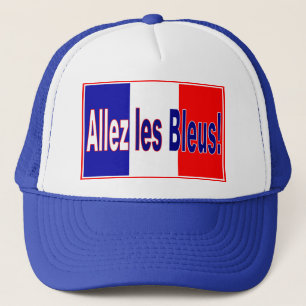 Allez les Bleus! Französische Fußballmannschaft Fa Truckerkappe