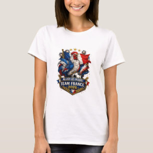 Allez Les Bleus Team Frankreich 2026 Fußball-Manns T-Shirt