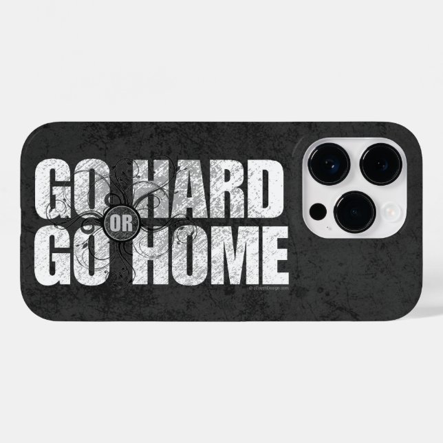 Allez-y ou allez chez vous Coque-Mate coque iphone (Verso (horizontal))