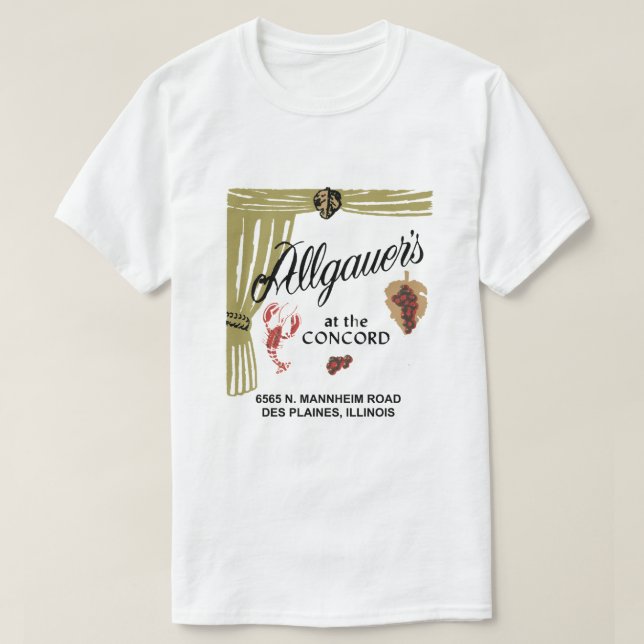 Allgauer ist am Concord, Des Plaines, IL T-Shirt (Design vorne)